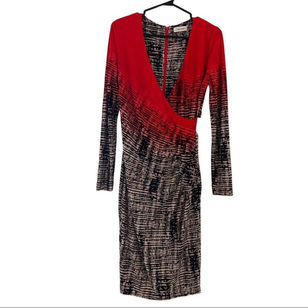 Calvin Klein Patterned Dress